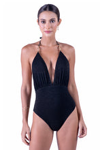 Charger l'image dans la galerie, Model Front: Despi Une Pièce Malta Op Black Lurex