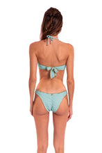 Charger l'image dans la galerie, Model Back: Despi Ensemble Set Frou Frou Bandeau Shiny Aquamarine