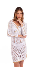 Charger l'image dans la galerie, Model Front: Despi Mini Dress Jakarta Tunic White