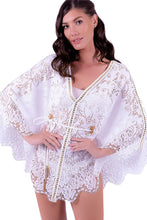 Charger l'image dans la galerie, Gallery: Despi Mini Dress Poncho Off White