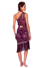 Charger l'image dans la galerie, Model Back: Despi Vêtement De Plage One Shoulder Dress Marsala