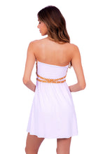 Charger l'image dans la galerie, Model Back: Despi Mini Dress Pearly Dress White