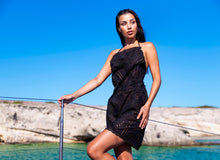 Charger l'image dans la galerie, Image 04: Despi Mini Dress Nude Back Dress Black