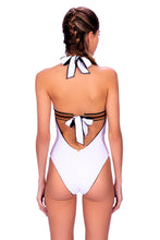 Charger l'image dans la galerie, Image 06: Despi Une Pièce Crocheted Reversible Op Black White