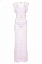 Charger l'image dans la galerie, Product Front: Despi Vêtement De Plage Lace Zig Zag Positano Gold Metal