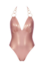 Charger l'image dans la galerie, Product Front: Despi Une Pièce Linked Rings Op Gold Metal