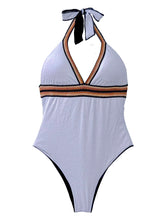 Charger l'image dans la galerie, Product Back: Despi Une Pièce Crocheted Reversible Op Black White
