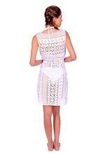 Charger l'image dans la galerie, Model Back: Despi Vêtement De Plage Braided Tank Dress White
