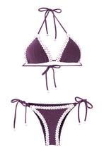 Charger l'image dans la galerie, Product Front: Despi Ensemble Bikini Cotton Chain Marsala
