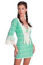 Charger l'image dans la galerie, Model Front: Despi Mini Dress Romantic Tunic Caribeno
