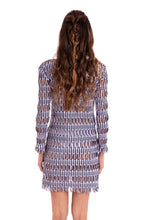 Charger l'image dans la galerie, Model Back: Despi Mini Dress Native Tunic Indigo-Co
