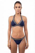 Charger l'image dans la galerie, Image 03: Despi Ensemble Bikini Crocheted Navy White Full
