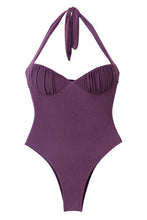 Charger l'image dans la galerie, Product Front: Despi Une Pièce Ruched Cup Op Marsala
