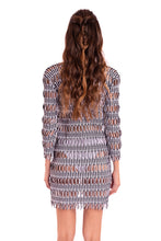 Charger l'image dans la galerie, Model Back: Despi Mini Dress Native Tunic Black-Co
