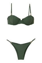 Charger l'image dans la galerie, Product Front: Despi Ensemble Bikini Slider Set Olive
