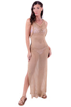 Charger l'image dans la galerie, Model Front: Despi Vêtement De Plage Maxi Tank Dress Almond
