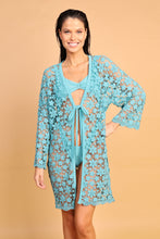 Charger l'image dans la galerie, Model Front: Despi Robe De Plage Phuket Aqua Gold
