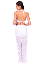Charger l'image dans la galerie, Model Back: Despi Pantalon De Plage Lace Skirt Pants White
