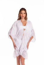 Charger l'image dans la galerie, Model Front: Despi Robe De Plage Lace Kimono White
