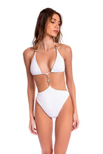 Charger l'image dans la galerie, Model Front: Despi Une Pièce Dew Monokini White
