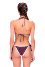 Charger l&#39;image dans la galerie, Model Back: Despi Ensemble Bikini Cotton Chain Marsala

