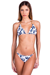 Model Front: Despi Ensemble Bikini Golden Chain Matisse