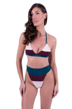 Charger l&#39;image dans la galerie, Model Front: Despi Ensemble Bikini High Band Teal
