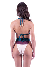 Charger l&#39;image dans la galerie, Model Back: Despi Ensemble Bikini High Band Teal
