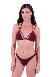 Model Front: Despi Ensemble Bikini Hottie Burgundy