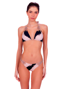 Model Front: Despi Ensemble Bikini Marrakesh Zebra
