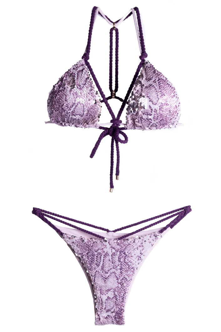Product Front: Despi Ensemble Bikini Python Sequins