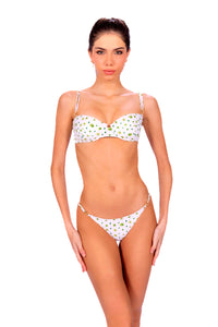 Model Front: Despi Ensemble Bikini Slider Set Polka Dots