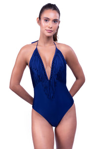 Model Front: Despi Une Pièce Daring Navy