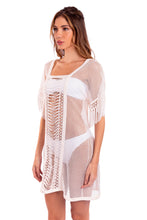 Charger l&#39;image dans la galerie, Model Front: Despi Mini Dress Gatsby Tunic White
