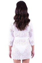 Charger l&#39;image dans la galerie, Model Back: Despi Chemise Guipir Chemise Off White
