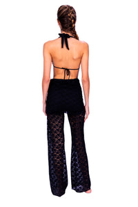 Model Back: Despi Pantalon De Plage Lace Skirt Pants Black