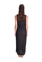 Charger l&#39;image dans la galerie, Model Back: Despi Vêtement De Plage Maxi Tank Dress Black
