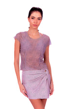 Charger l&#39;image dans la galerie, Model Front: Despi Haut De Plage Mesh T-Shirt Native
