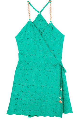 Product Front: Despi Mini Dress Shelley Dress Malachite