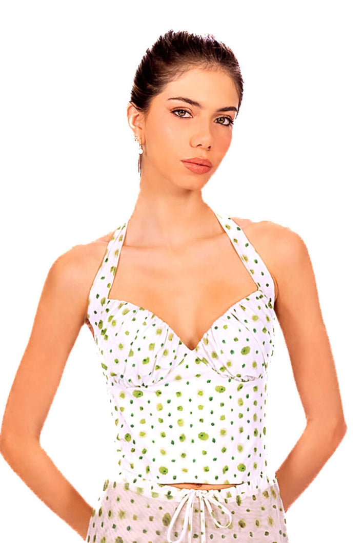 Gallery: Despi Haut De Plage Top Itacare Polka Dots
