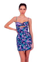 Charger l&#39;image dans la galerie, Model Front: Despi Mini Dress Wired Demi Dress Oceanic
