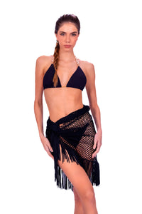 Fish Net Flapper Black