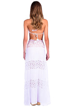 Charger l&#39;image dans la galerie, Lace Cut Out Skirt White
