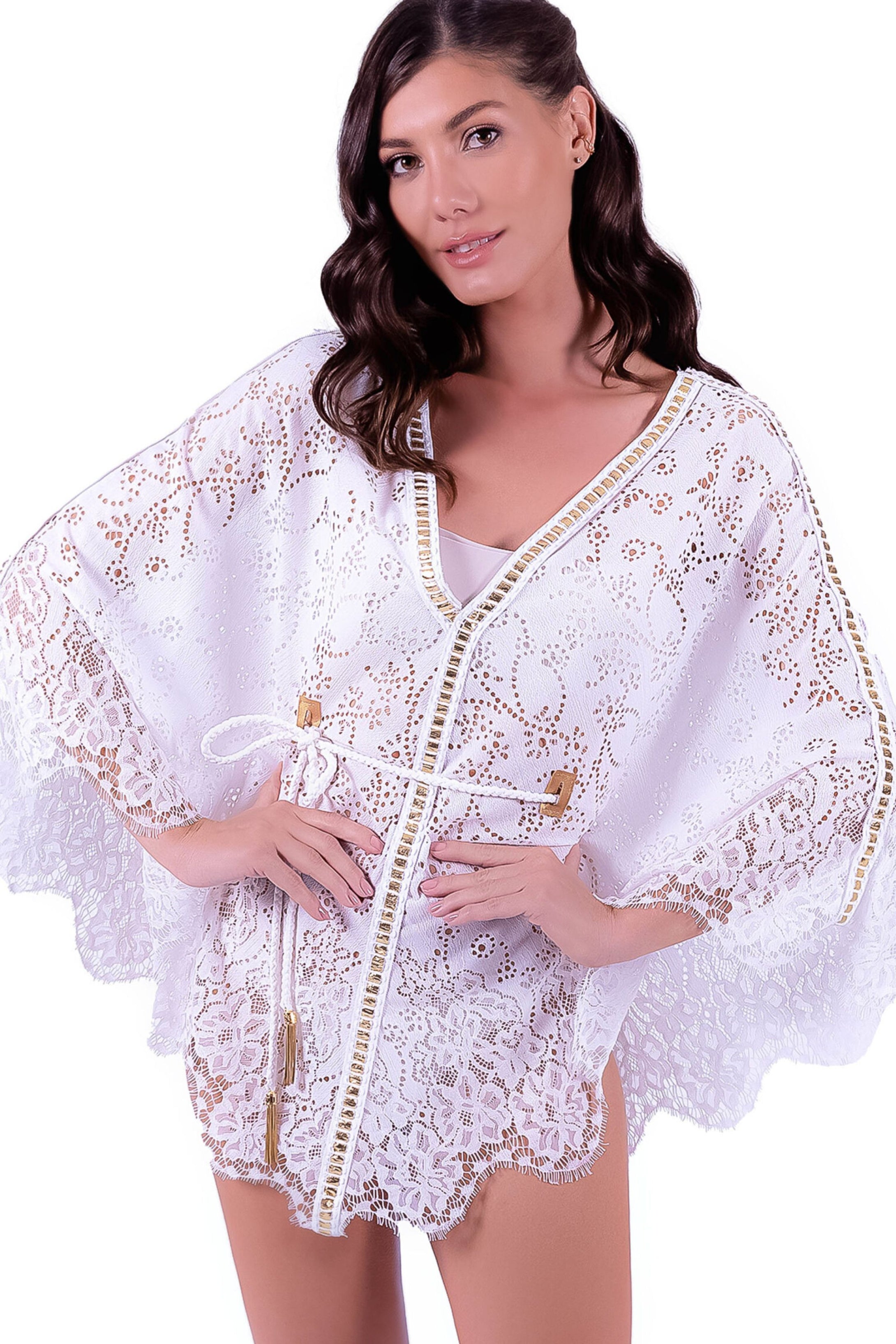 Poncho Off White